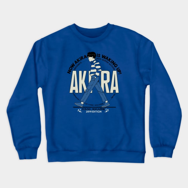 NOW AKIRA IS WAKING UP! Crewneck Sweatshirt by bakedjeans